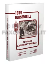 1979 Olds Cutlass Assembly Manual Oldsmobile 442 Supreme Calais Salon