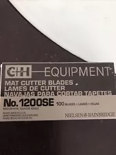 C&H Mat Cutter Blades Mat Blades- 100/Pk 1200SE (NEW)