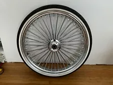 26” wheel for chopper or Harley tire and rim 26x3.5 , 120 50 26 , whitewall