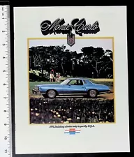 1973 Chevrolet Monte Carlo Car Sales Brochure