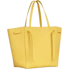 NWT Celine Cabas Phantom Tote in soft grained calk skin - Citron color