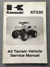 2007 Kawasaki KFX90 ATV KFX 90 Owners Service Repair Manual 99924-1371-01