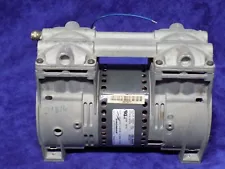 USED WORKING THOMAS 2669CE OIL-LESS VACUUM PUMP / AIR COMPRESSOR 115V 27HG (C)