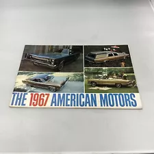 1967 American Motors Rambler 32-page Sales Brochure Catalog AMC Rebel Ambassador