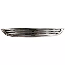 Grille For 2002-2004 Mini Cooper Chrome Shell w/ Black Insert Plastic