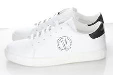 26-68 $399 Men's Sz 8.5 M Valentino By Mario Valentino Petra Sneaker In White