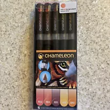 Chameleon Blendable Marker Pens - Warm Tones (Pack of 5)