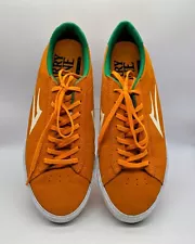 Lakai Newport SMU Orange Suede Larry June 1st Release Sz 8.5 Preowned Men's Shoe