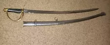 1860 Saber American Civil War Calvary Sword And Sheath Replica Handmade Steel