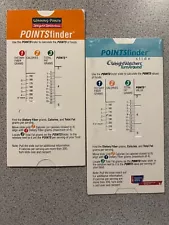 Two Weight Watchers Points Finder Slide Calculators