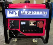 MPX - Launtop Electric Start Gas Generator - 11,000KVA, 9.5kw, 20hp, 3 Phase