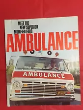 1968 SUPERIOR "NEW SUPERIOR MODIFIED FORD AMBULANCE" Dealer Sales Brochure