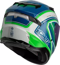 GMAX FF-98 Aftershock Helmet White / Neon Green Large