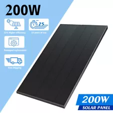 200W Watt 12V Mono Solar Panel Charging Battery Power RV Home Boat Camp Off-Grid