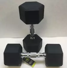 Athletic Works, Rubber Hex Dumbbell, 20LB, Set of 2! HOT DEAL ð¥