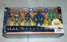 Halo Reach Collector Box Set Series 1 4-pack w/ Exclusive Bonus New RARE