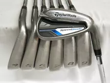 Used TaylorMade Speedblade Iron Set 4-PW Uniflex Flex Steel Shafts