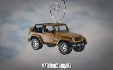 70th Anniversary 2011 Jeep Wrangler Unlimited Custom Ornament 1/64 Open Top JK