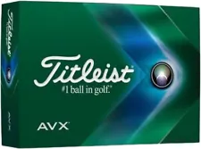 Titleist AVX Golf Balls - White (1 Dozen)- New-2023