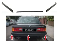 REAR BUMPER TRIM Molding set FOR BMW E30 EURO Late plastic 316 318 320 325 87-94