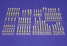 SBF FORD ENGINE BOLTS KIT SMALL BLOCK 260 289 302 STAINLESS STEEL HEX SCREW SET