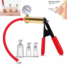 Clitoral Pussy Pump Pumping Cylinder Nipple Sucker Clit Enlarger Holds Suction