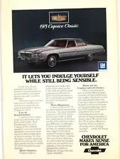 1975 Chevrolet Caprice Classic Print Ad