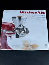 Grain Mill for KitchenAid Attachment, Adjustable 12 Grind -New