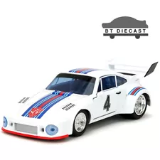 JADA TRANSFORMERS JAZZ PORSCHE 935 TURBO #4 1/32 DIECAST MODEL CAR WHITE 34793