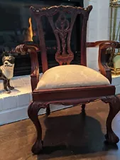 Antique Chippendale Style Chair Salesman Sample