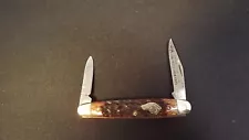 1986 KA-BAR TAR HEEL CUTLERY CLUB Kabar YOUTH SHOW Dog's Head Pen KNIFE 1 of 40