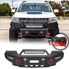 Aaiwa Front Bumper Fits 2015-2022 Chevy Colorado with LED Lights and D-Ring