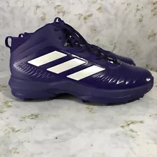 Adidas Nasty Torsion Men's Size 14 Shoes Purple Athletic Spiked Football Cleats