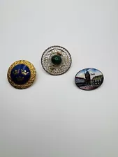 Lot of 3 Vintage Brooches- ✨ Brooches For Sale ✨ Beautiful Brooches Collection