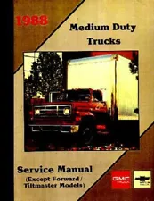 1988 Chevrolet GMC Truck Shop Service Repair Manual Engine Drivetrain Electrical