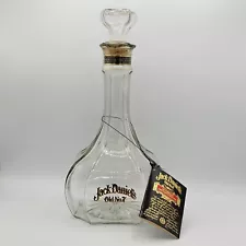 Vintage Jack Daniels Old No. 7 Riverboat Captain’s Empty Bottle Decanter W/ Tag