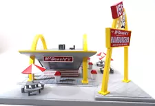 MTH O Gauge Original McDonalds Restaurant with Lights # 30-9034 ( No Box )