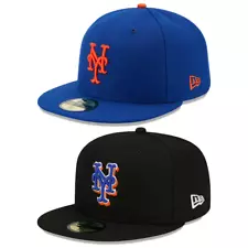 New York Mets Men's 59FIFTY 5950 Fitted Hat MLB Baseball Cap-NEW