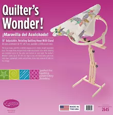 Frank A. Quilters Wonder! 18" Hoop with Adjustable Stand,