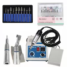 Marathon Dental Lab Electric Polishing Micromotor /35K RPM Motor Handpiece /Burs