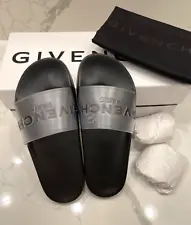 Givenchy Women's Logo Pool Slides 8 US/ 38 EU Clear