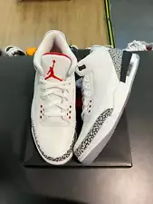 DS Free Throw Line White Cement Air Jordan 3 Sz 13