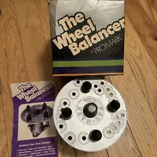 Vintage PRO-MARK Portable Bubble Wheel Tire Balancer With Instructions