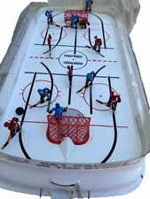 Vintage 90’s IRWIN POWER PLAY 2 TABLE TOP NHL HOCKEY GAME With Pleat For Sides