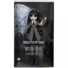 Monster High X Wednesday Addams Doll Figure - NEW - FREE SHIPPING & SHIPS FAST