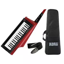 KORG RK-100S 2 Keyboard Synthesizer Red keyed Shoulder Musical Instrument JP NEW