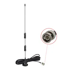 VHF UHF Ham Radio Police Scanner Antenna Magnetic for Uniden Bearcat Whistler