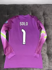 NIKE SEATTLE REIGN NWSL 2018 #1 HOPE SOLO GK SOCCER JERSEY SMALL