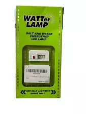 Emergency Light Salt Water Lamp, No Battery Required Portable Lantern for Hiking