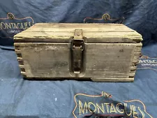 WW1 Original German Wooden Ammo Box See All Pics For Contents